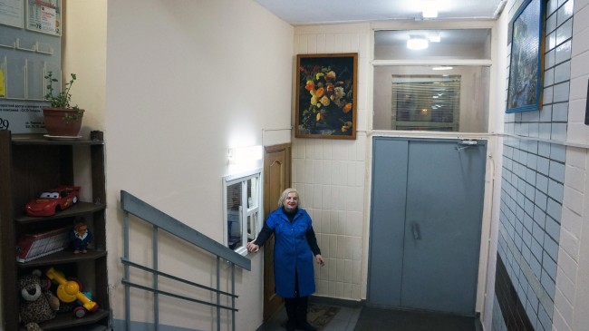 На посту.