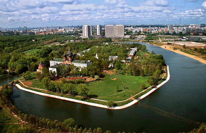 Вид сверху.