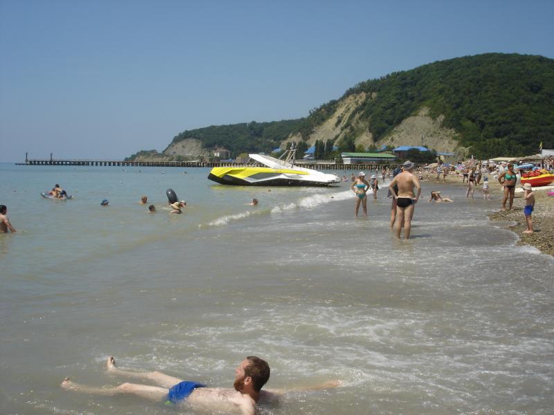 Пляж в Лермонтова
