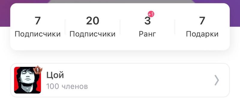 Скрин моего профиля