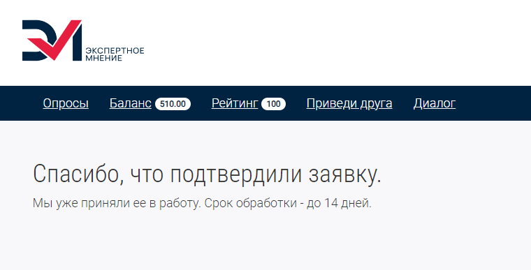 опросник Экспертное мнение