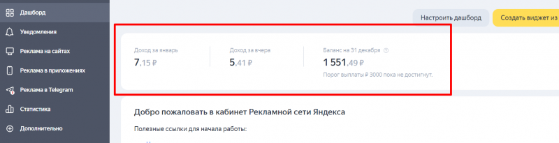 доход с сайта рся 2024
