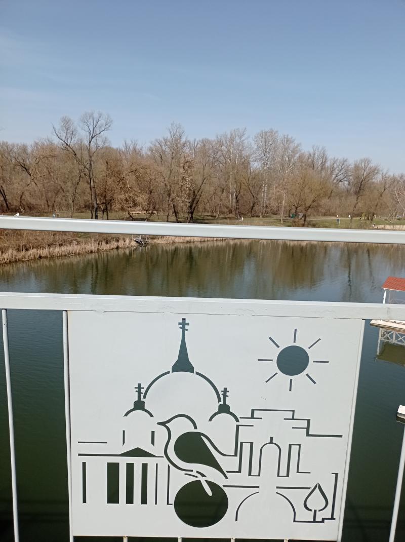 Новая ограда моста