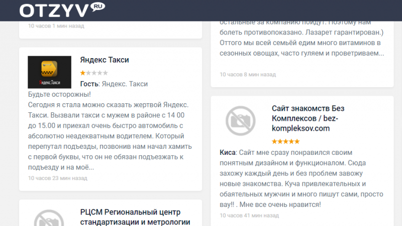 RU.OTZYV.COM отзывы